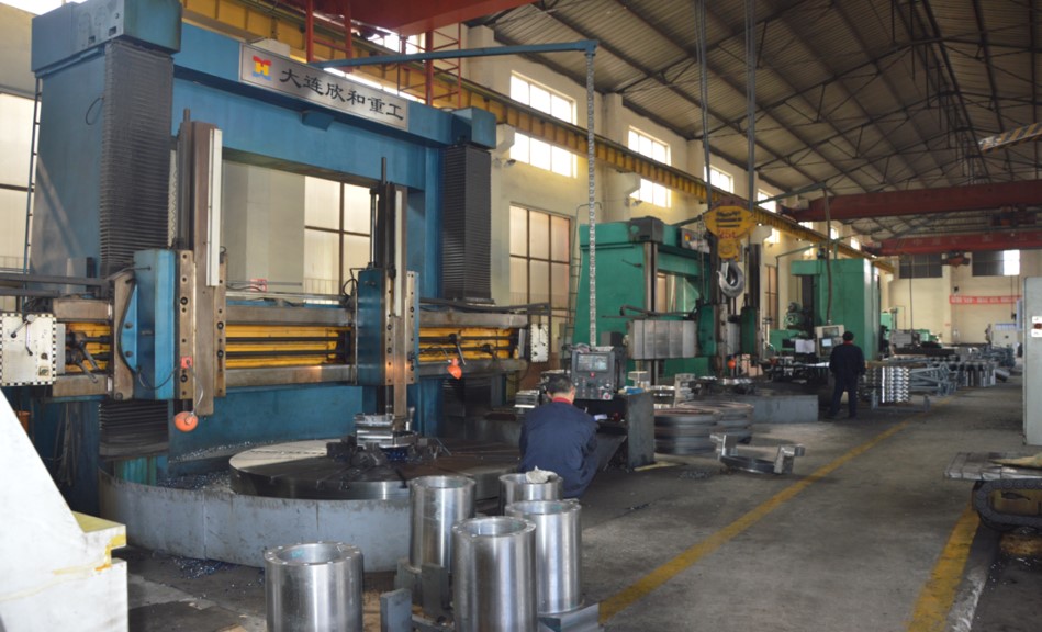 Vertical Lathe Machining Area